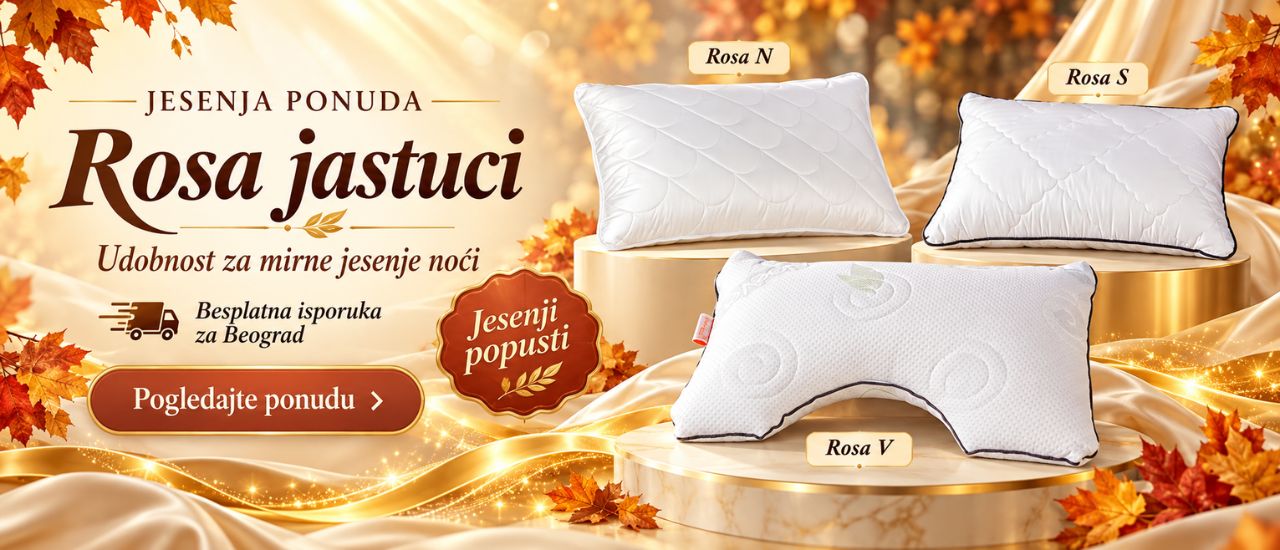 Jastuk od memory pene – ortopedski jastuk Dušekshop